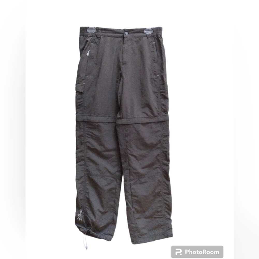 Icepeak Convertible Pants Womens Size 10 Brown Lightweight Outdoor Pockets